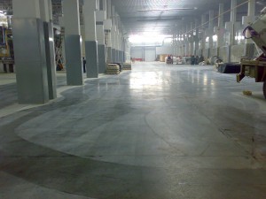 бетонный пол по технологии тремикс
